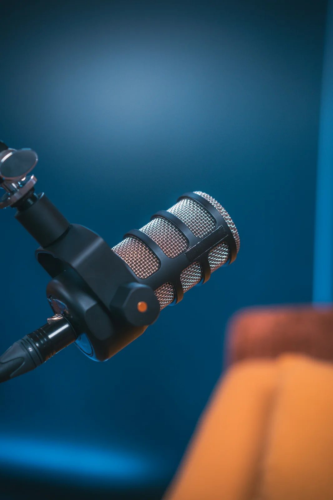 Microphone professionnel dans un studio